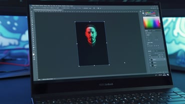 écran application photo IA