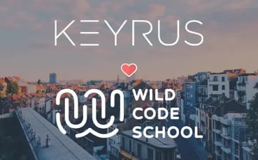 5 bourses offertes par Keyrus pour les futurs Data Analyst qui se formeront à la Wild Code School de Bruxelles