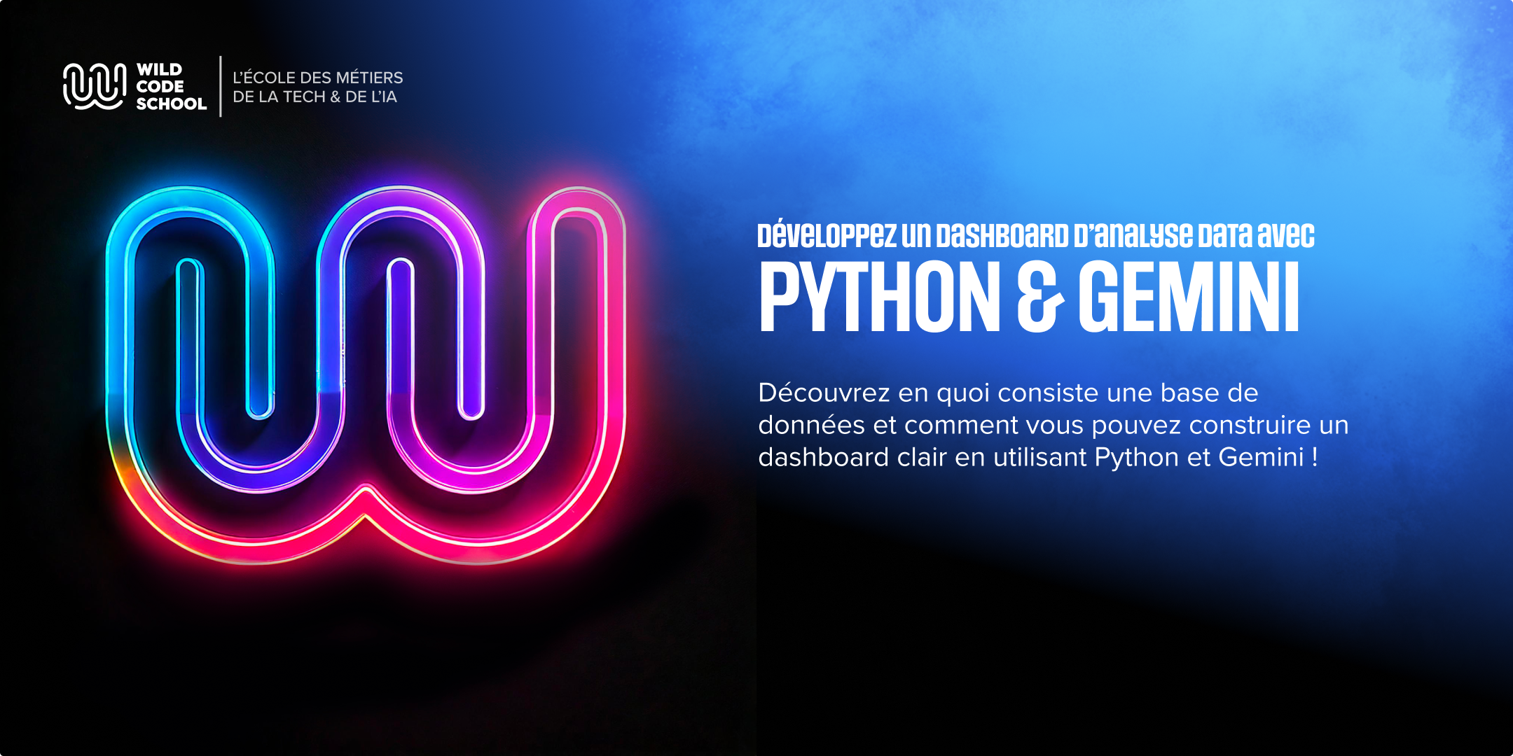 Atelier d'initiation en ligne data & IA | Wild Code School